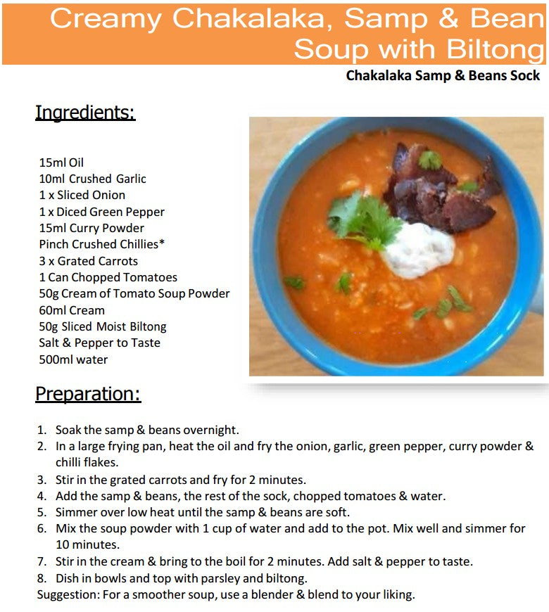 Chakalaka Samp & Beans