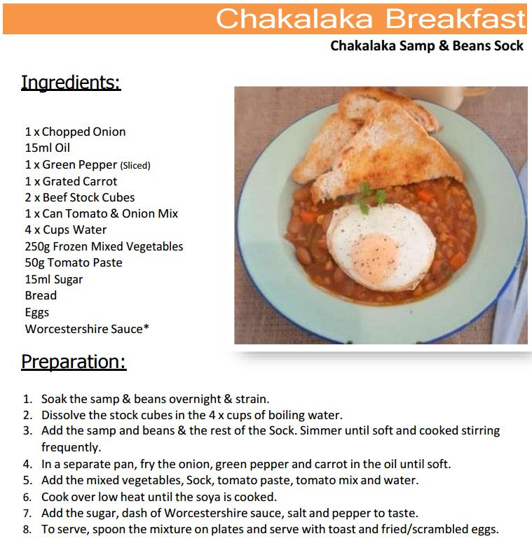 Chakalaka Samp & Beans